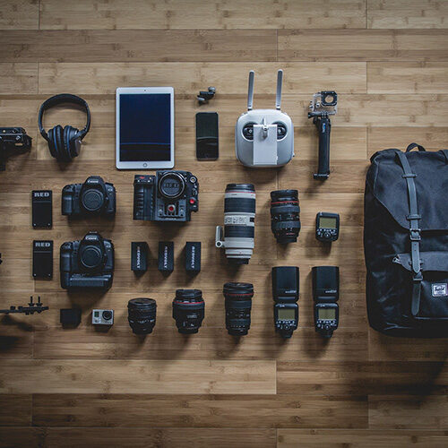 cameras, lenses and miscellaneous photography equipment